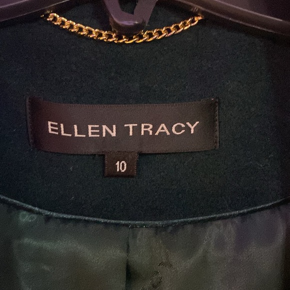 Ellen Tracy Angora Wool Blend pea coat size 10 - Picture 3 of 6